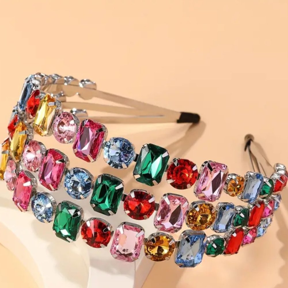 Colorful Rhinestone Headband